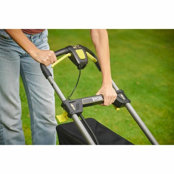 Ryobi RY18LMX40C-240 Tondeuse poussée 18V Brushless avec 2 batteries 4,0 Ah
