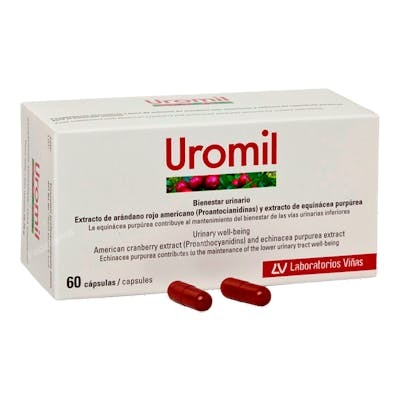 VIÑAS Uromil 60 Gélules Complément Alimentaire Vessie VIÑAS Uromil 60 Gélules Complément Alimentaire Vessie