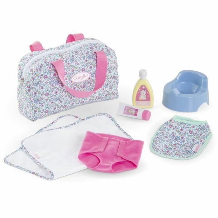Corolle Coffret Accessoires à Langer Floral - 7 accessoires Corolle Coffret Accessoires à Langer Floral - 7 accessoires