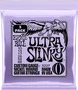Ernieball Slinky Ultra 10-48 Tripack (3) Jeu de cordes pour guitare électrique nickelées - calibres .010 à .048
