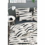 BigBuy Home Parure de couette King Size Moutarde, Blanc, Gris et Rose, 3 pièces