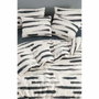 BigBuy Home Parure de couette King Size Moutarde, Blanc, Gris et Rose, 3 pièces