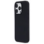 eSTUFF Coque magnétique INFINITE ROME pour iPhone 15 Pro - Silicone, 81% matériaux recyclés, protection chute 2 m, compatible MagSafe - Noir
