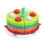 Chicco Torta Arcoíris 2 en 1 Montessori - Jeu de Pâtisserie 42 Pièces, Jouet Éducatif Motricité Fine et Reconnaissance des Couleurs, +12 Mois