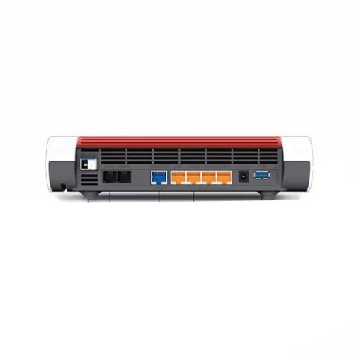 FRITZ!Box 5590 Fiber Routeur Wi-Fi 6 XGS-PON, Mesh, 2.4/5 GHz, 5 Ports Gigabit LAN, USB 3.0, DECT, Blanc