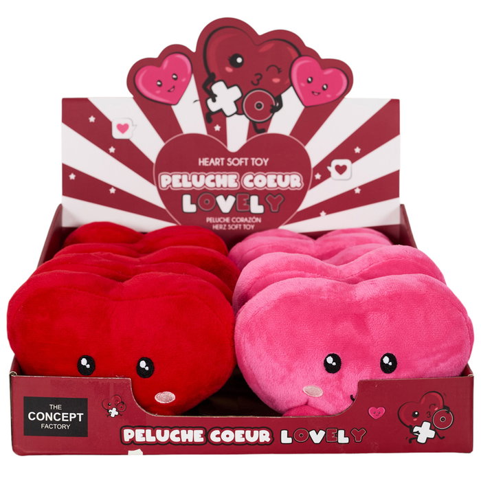 The Concept Factory Peluche Cœur KAWAII 14 cm The Concept Factory Peluche Cœur KAWAII 14 cm
