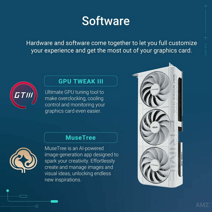 Carte Graphique Asus Prime GeForce RTX 5070 White OC Edition