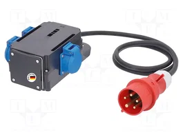 AS SCHWABE Commutateur H07RN-F 3G1,5mm2 1,5m noir