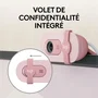 Logitech Brio 100 Webcam Full HD 1080p avec micro intégré, équilibrage automatique de la lumière - Rose