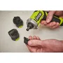Ryobi Tournevis 4V USB Lithium RSD4-120TA2 avec batterie 2Ah et chargeur