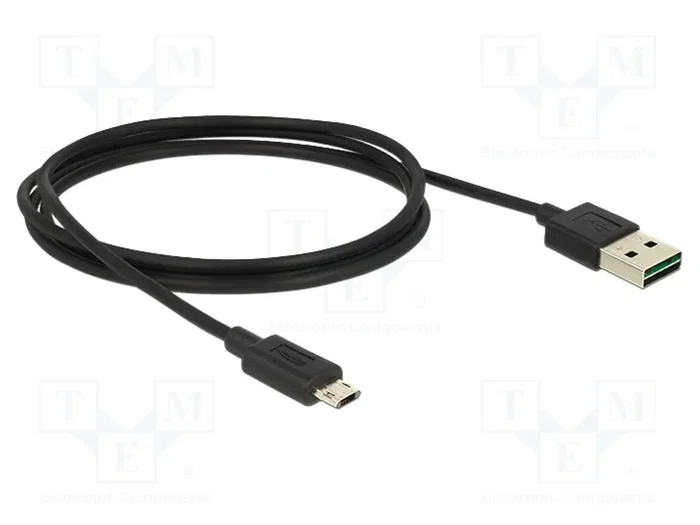 DELOCK Câble USB 2.0 Noir 0,5m DELOCK Câble USB 2.0 Noir 0,5m