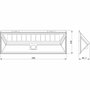 Galix Spot solaire mural G4565 - 300 Lumens avec détecteur de présence