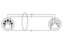 Cordial Câble DMX 5 Broches 3 Mètres pour Éclairage Professionnel