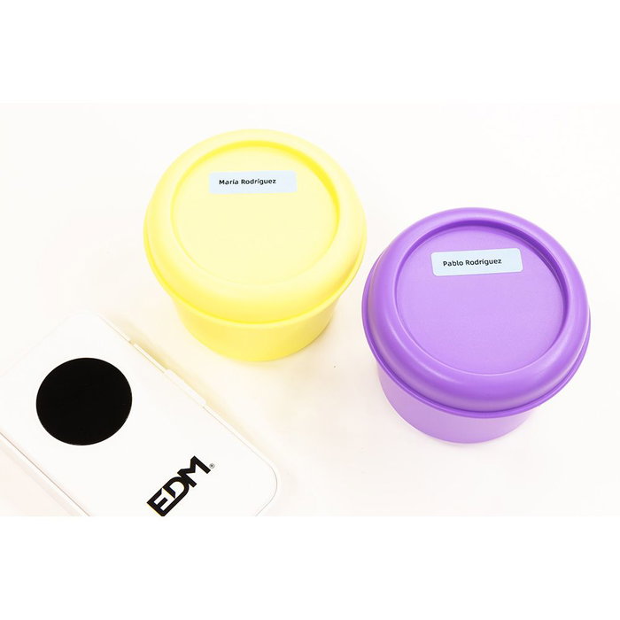 Edm Imprimante thermique Bluetooth mini Blanc