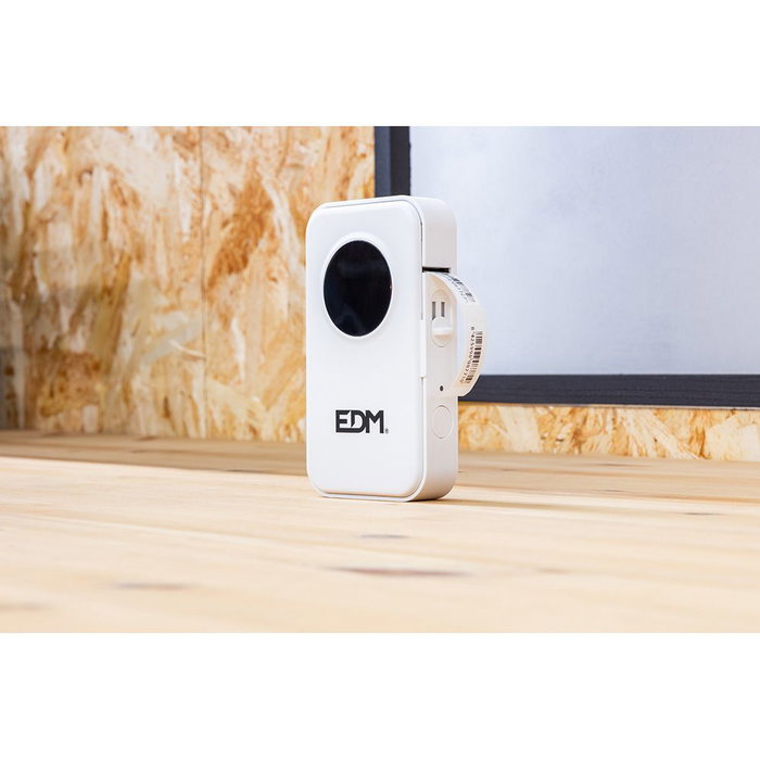 Edm Imprimante thermique Bluetooth mini Blanc
