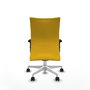 Piqueras Y Crespo Chaise de bureau Albacete confidente, Jaune, Mécanisme Sincro, Bras 2D