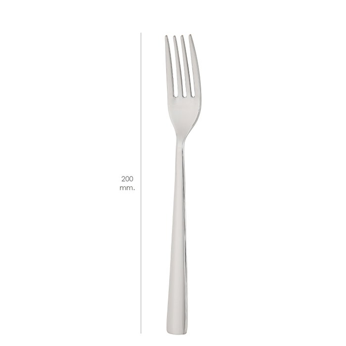 ORYX Fourchette de table Flair 200 mm en acier 18/10