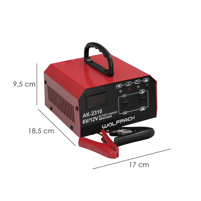 WOLFPACK LINEA PROFESIONAL Chargeur de batterie automatique 6/12V 10-150 Ah