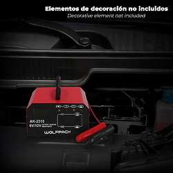 WOLFPACK LINEA PROFESIONAL Chargeur de batterie automatique 6/12V 10-150 Ah