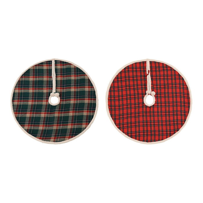 Decoris Couvre-pied de sapin en polyester Ø90 cm couleurs assorties Decoris Couvre-pied de sapin en polyester Ø90 cm couleurs assorties