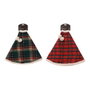 Decoris Couvre-pied de sapin en polyester Ø90 cm couleurs assorties