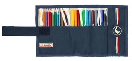El Ganso Plumier Roulant Eclipse, 27 pièces, trousse scolaire, dimensions 7x20x7 cm