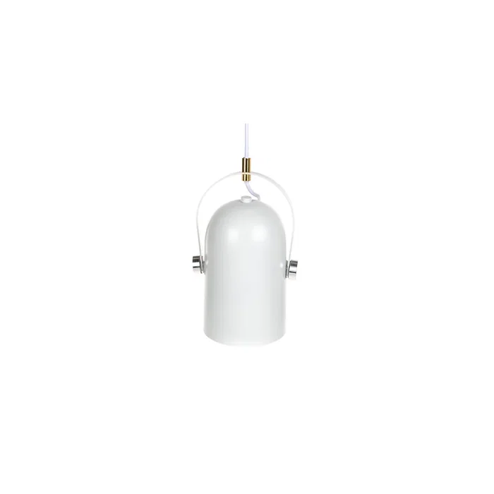 Ainsley - Làmpara Colgante SKD-P2000-W - Luminaire Suspendu Moderne en Métal et PVC, Blanc - Éclairage Direct pour Salle à Manger ou Chambre d'Enfant