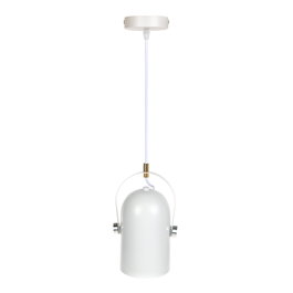 Lampe À Suspension Ainsley SKD-P2000-W, Métal/PVC