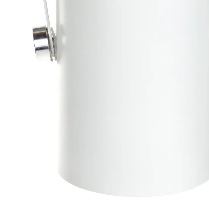 Ainsley - Làmpara Colgante SKD-P2000-W - Luminaire Suspendu Moderne en Métal et PVC, Blanc - Éclairage Direct pour Salle à Manger ou Chambre d'Enfant