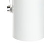 Suspension Ainsley SKD-P2000-W Métal PVC Luminaire Design Moderne Blanc