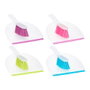 Lifetime Clean Pelle et brosse en plastique, couleurs assorties