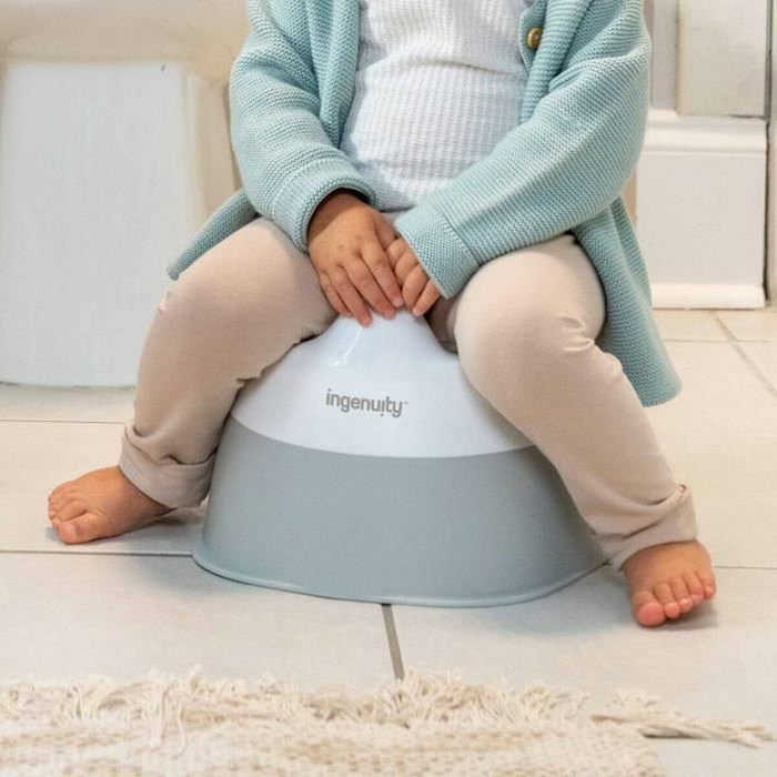 Ingenuity Pot d'apprentissage Ready Set Go Potty Blanc