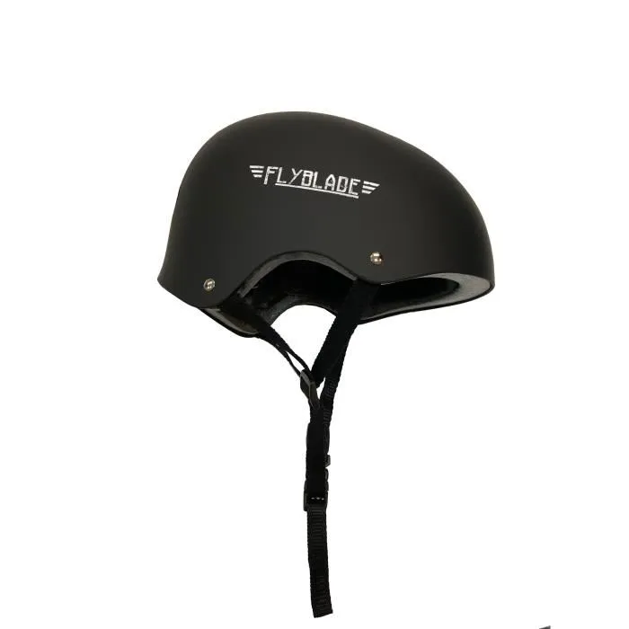 Flyblade - Casque de protection réglable taille 55-59 cm, système de réglage à l'arrière, 11 prises d'air pour trottinette, vélo, roller, skate - Noir