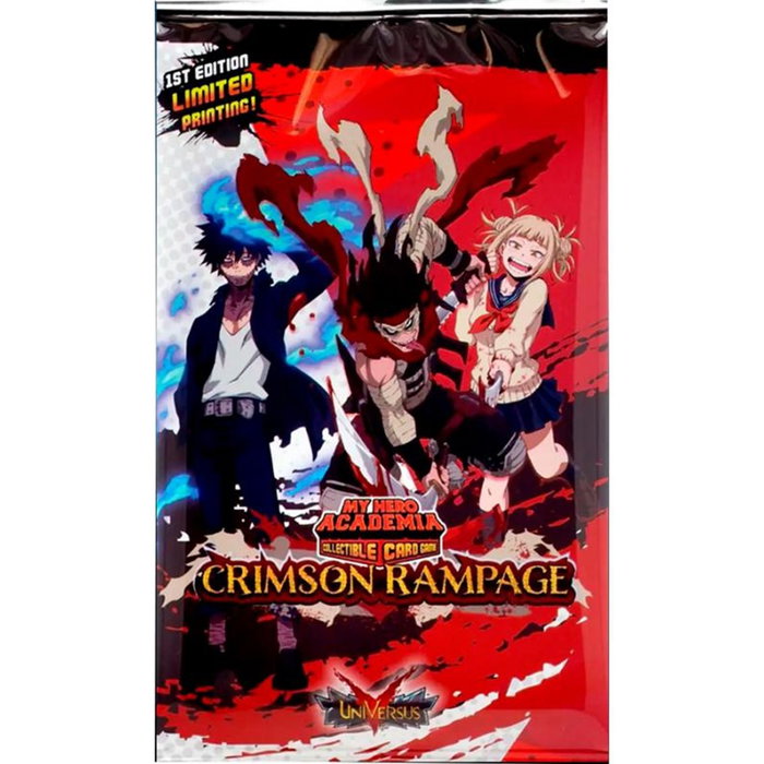 Jasco Games - MHA02B - Paquet de renforcement Crimson Rampage pour My Hero Academia - Jeu de cartes à collectionner - Anglais