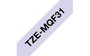 Brother Ruban pour étiqueteuse TZe-MQF31 12mm x 4m Noir sur Violet Pastel