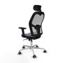 Piqueras y Crespo Chaise de Bureau 2D086G2 Gris