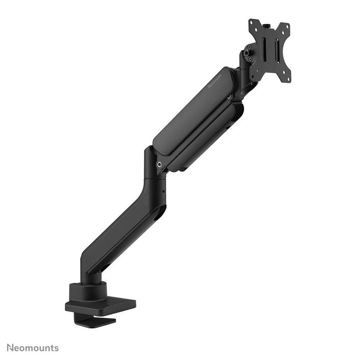 Neomounts DS70PLUS-450BL1 Support de bureau à mouvement complet VESA 100x100 pour écrans incurvés ultra-larges 17" à 49" (18 kg) avec vérin à gaz - Noir