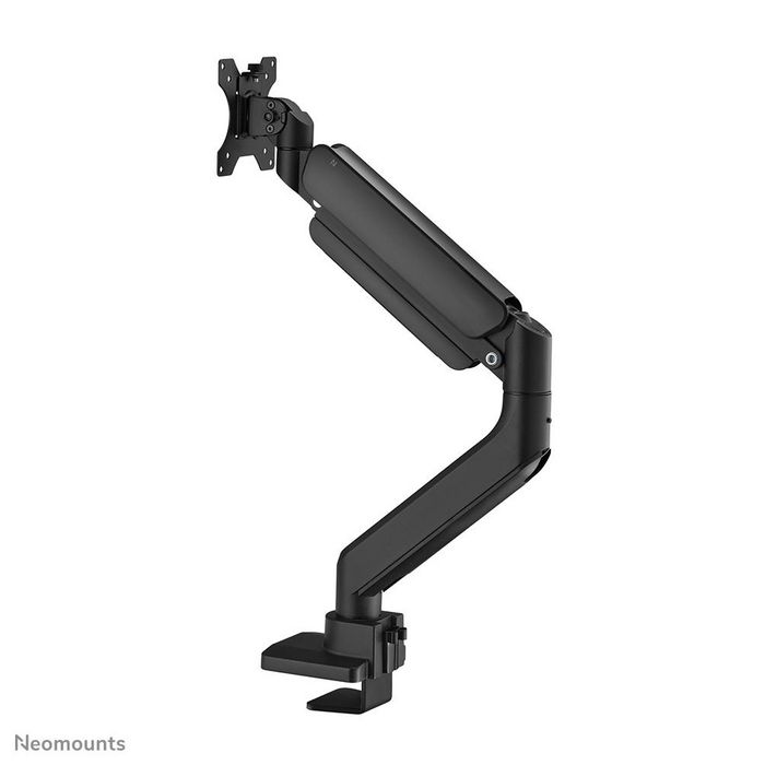 Neomounts DS70PLUS-450BL1 Support de bureau à mouvement complet VESA 100x100 pour écrans incurvés ultra-larges 17" à 49" (18 kg) avec vérin à gaz - Noir
