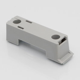 SALICE Adaptateur H14 - Adaptateur à visser pour système SMOVE, pour porte avec retour R de 10 à 16 mm, couverture totale côté, pour codo 9, Gris