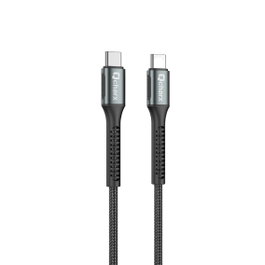 Qcharx international Prague Câble Type C vers Type C 60W 1m Noir