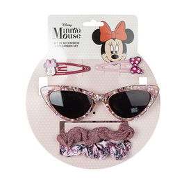 Lunettes de soleil avec accessoires Minnie Mouse 15 x 17 x 2 cm