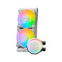 MSI MAG CoreLiquid E240 White Kit de Refroidissement Liquide CPU, 240mm, Ventilateurs 120mm aRGB, PWM, Socket Intel/AMD