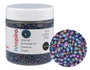 Innspiro Perles de rocaille en verre rond violet aurora boreale 2,3mm 120g