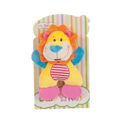 Creaciones Llopis Lot de 4 Peluches Animaux avec Anneaux de Dentition 20 cm