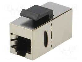 LOGILINK Socle Keystone Cat 6 avec 2 femelles RJ45 blindées 8p8c droit