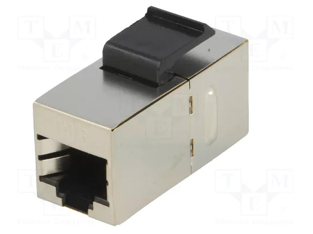 LOGILINK Socle Keystone Cat 6 avec 2 femelles RJ45 blindées 8p8c droit LOGILINK Socle Keystone Cat 6 avec 2 femelles RJ45 blindées 8p8c droit
