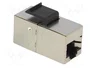 LOGILINK Socle Keystone Cat 6 avec 2 femelles RJ45 blindées 8p8c droit