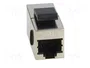 LOGILINK Socle Keystone Cat 6 avec 2 femelles RJ45 blindées 8p8c droit