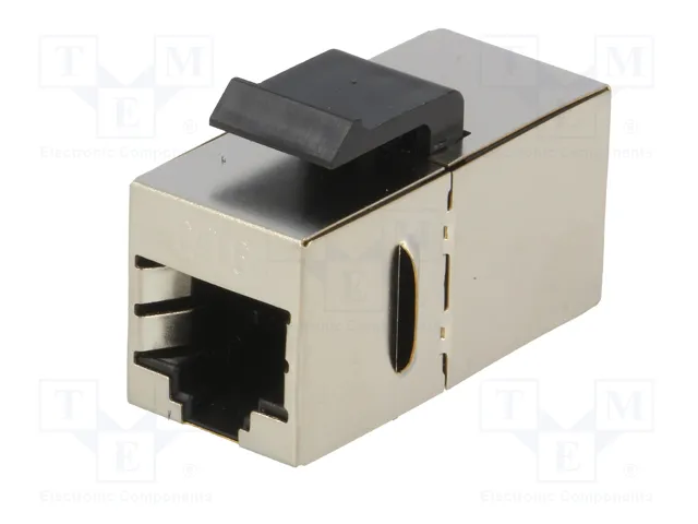LOGILINK Socle Keystone Cat 6 avec 2 femelles RJ45 blindées 8p8c droit LOGILINK Socle Keystone Cat 6 avec 2 femelles RJ45 blindées 8p8c droit