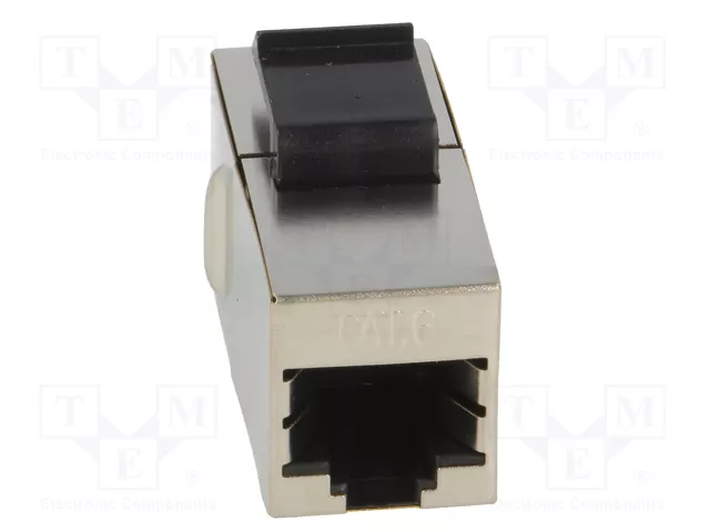 LOGILINK Socle Keystone Cat 6 avec 2 femelles RJ45 blindées 8p8c droit LOGILINK Socle Keystone Cat 6 avec 2 femelles RJ45 blindées 8p8c droit